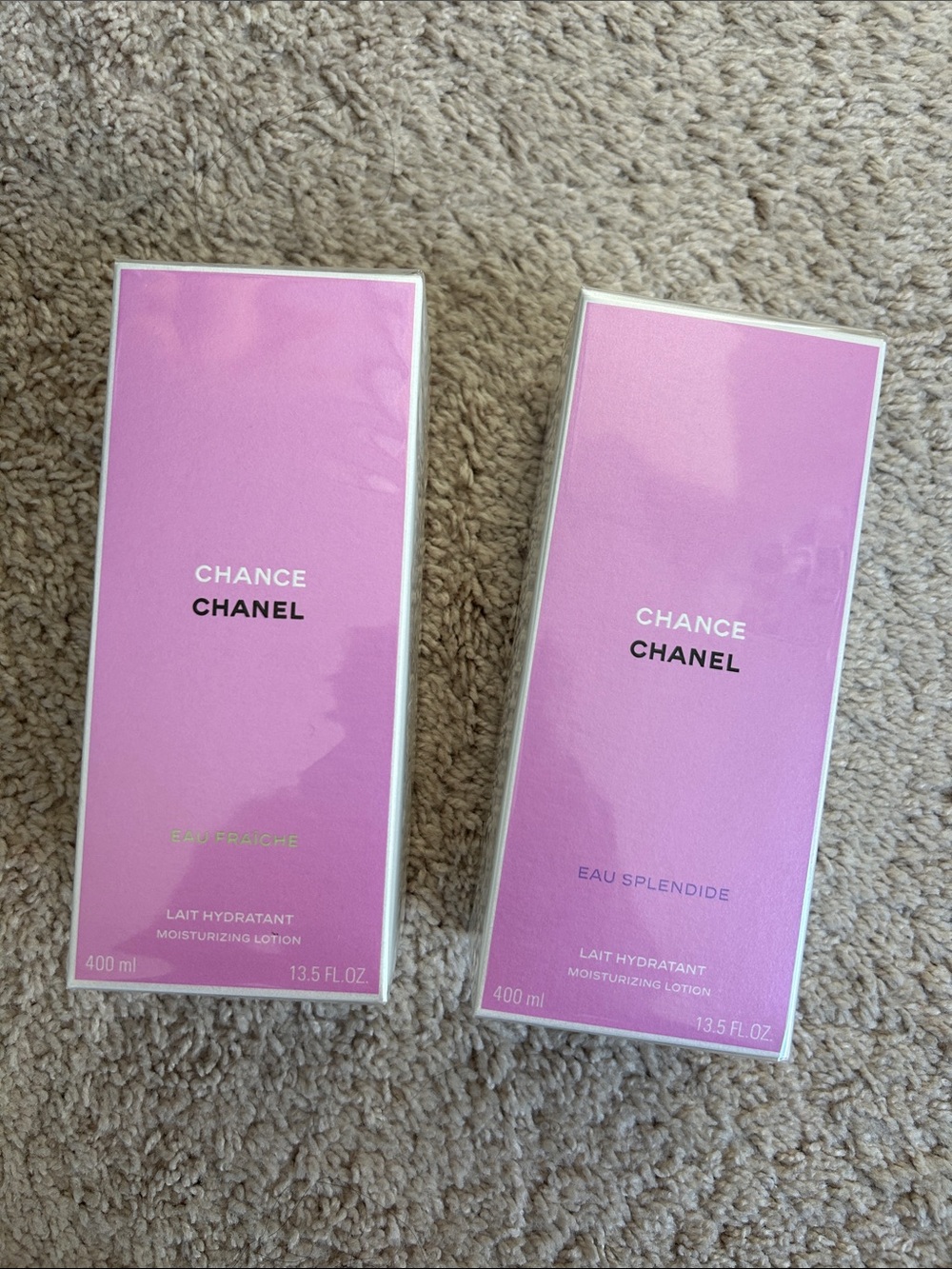 Chanel Chance body lotions 2 pc